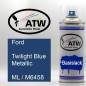 Preview: Ford, Twilight Blue Metallic, ML / M6458: 400ml Sprühdose, von ATW Autoteile West.